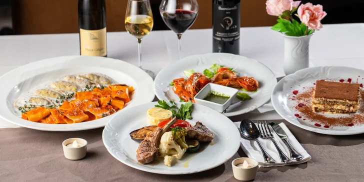 4-chodové degustačné menu pre dvoch v talianskej reštaurácii La Piazza