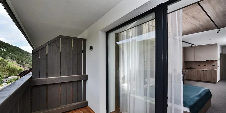Rodinná dovolenka v nových, štýlových apartmánoch TRI SESTRY v Nízkych Tatrách v Jasnej s možnosťou privátneho wellness