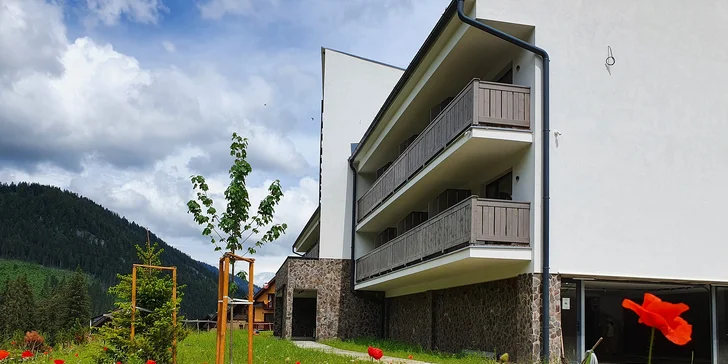 Rodinná dovolenka v nových, štýlových apartmánoch TRI SESTRY v Nízkych Tatrách v Jasnej s možnosťou privátneho wellness