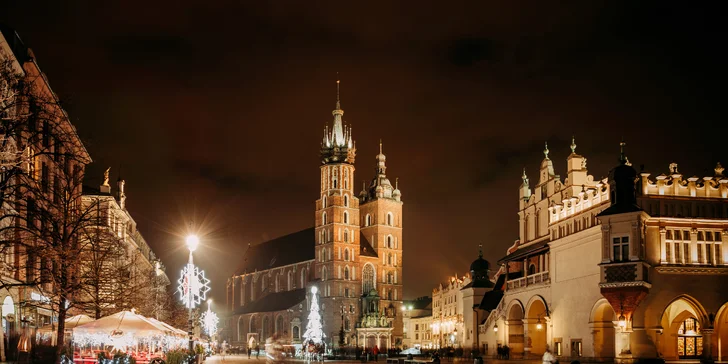 2 dni v adventnom Krakove a jedinečnej soľnej bani Wieliczka