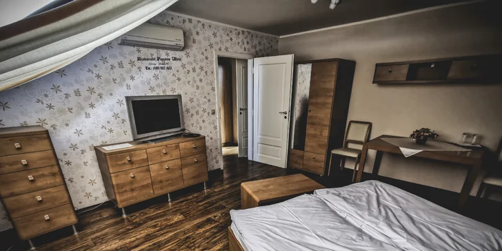 Romantika pre dvoch ako v cisárskej Viedni: vkusné dvojlôžkové izby a výborná kuchyňa