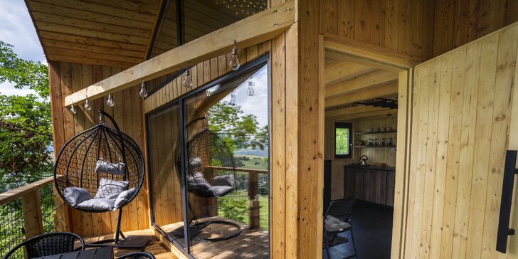 Zážitkový pobyt pre 2 až 4 osoby v novopostavenom domčeku v korune 150-ročnej mohutnej lipy s výhľadom na krásnu oravskú prírodu