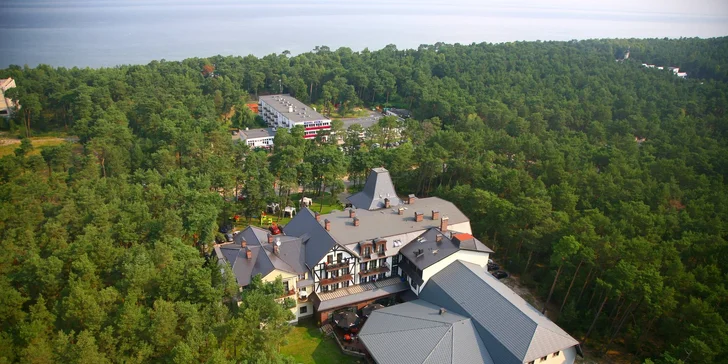 Dovolenka na Balte: elegantný hotel uprostred lesov, polpenzia a neobmedzený vstup do wellness