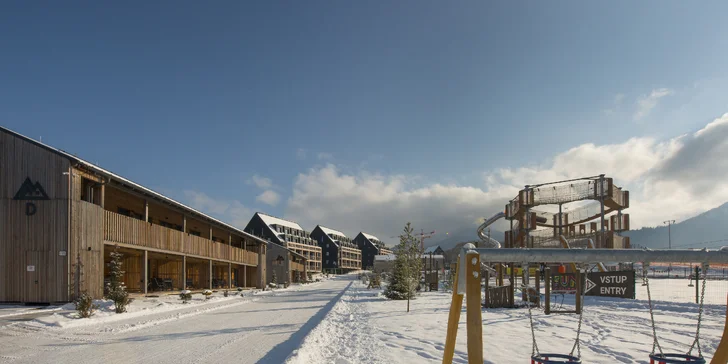 Luxusná dovolenkav novom apartmánovom rezorte nabitom atrakciami: Vlastné SKI centrum, wellness, KIDS zóna a unikátne 3D bludisko