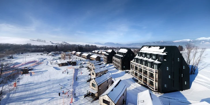 Luxusná dovolenkav novom apartmánovom rezorte nabitom atrakciami: Vlastné SKI centrum, wellness, KIDS zóna a unikátne 3D bludisko
