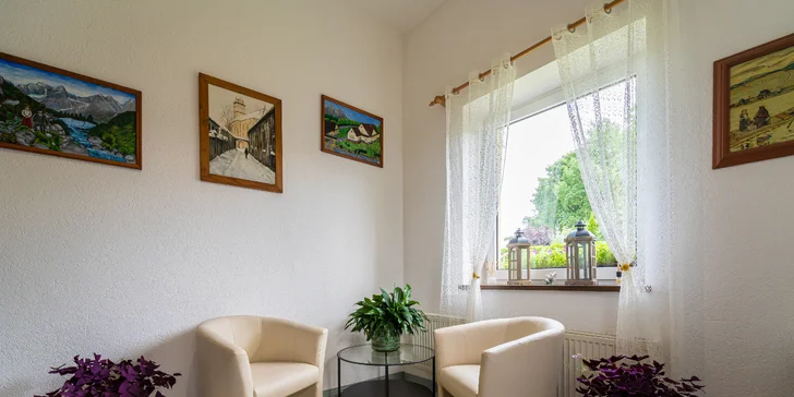 Očarujúce ubytovanie v srdci Starej Lesnej s výhľadom na Lomnický štít