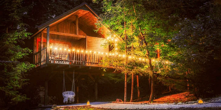 Zážitkový pobyt v unikátnom, novom TreeHouse Hniezdočko pre páry aj rodiny v malebnom prostredí Zázrivej priamo v lone NP Malá Fatra