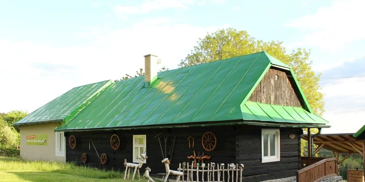 Rozprávkový oddych v štýlovo zariadenej chate pre rodinu alebo celú partiu