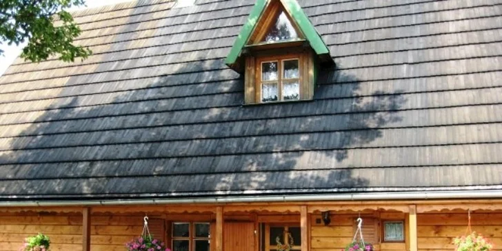 Rozprávkový oddych v štýlovo zariadenej chate pre rodinu alebo celú partiu