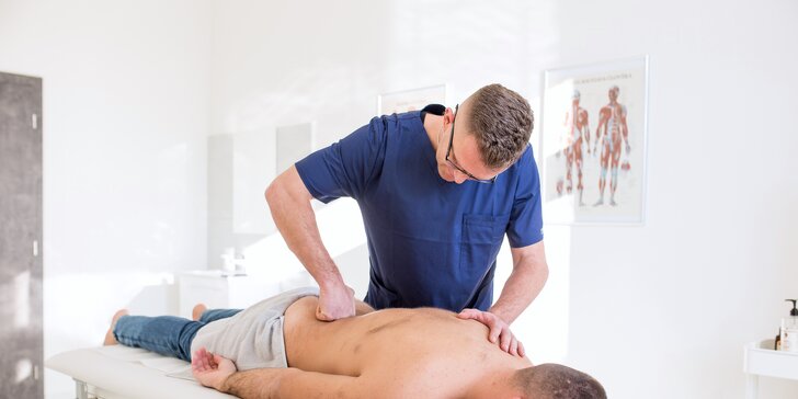 Liečebné masáže chrbta, celého tela, končatín či chodidiel v HBA rehab