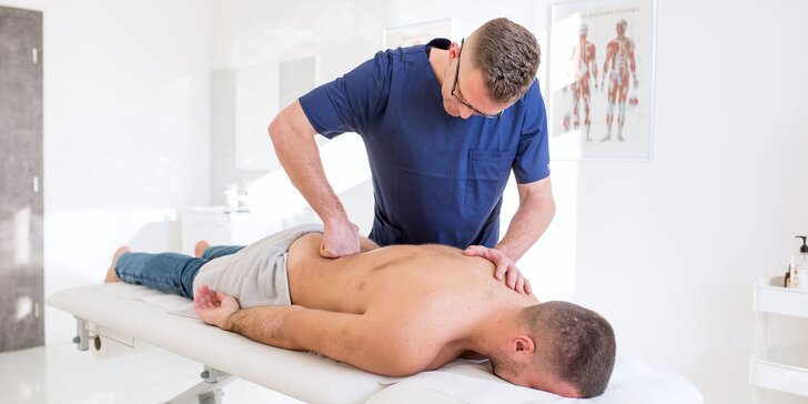 Liečebné masáže chrbta, celého tela, končatín či chodidiel v HBA rehab