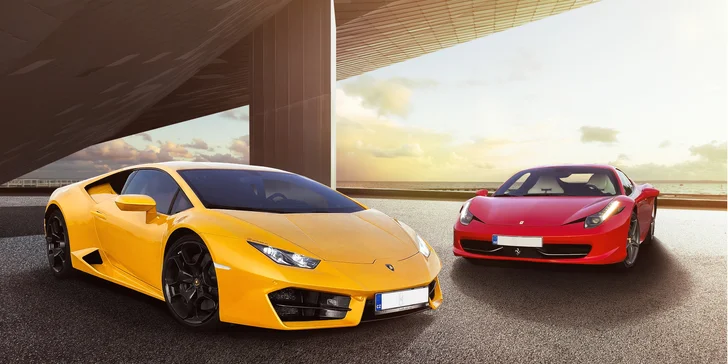 Skroťte až 640 koní LAMBORGHINI HURACÁN alebo si užite jazdu s FERRARI 458 ITALIA