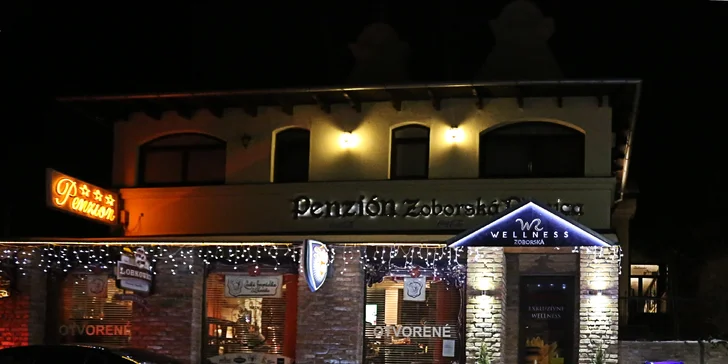 Víkendový oddych s wellnessom v Penzióne Zoborská***