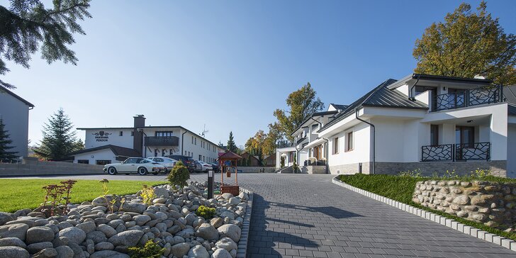 Luxusná Villa Bellevue s privátnym wellness v tichej časti Demänovskej doliny s výhľadom na Tatry