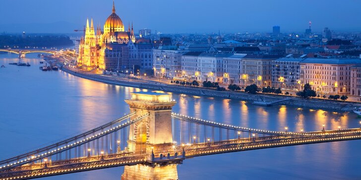4* dovolenka v Budapešti: ubytovanie s raňajkami a neobmedzeným wellness
