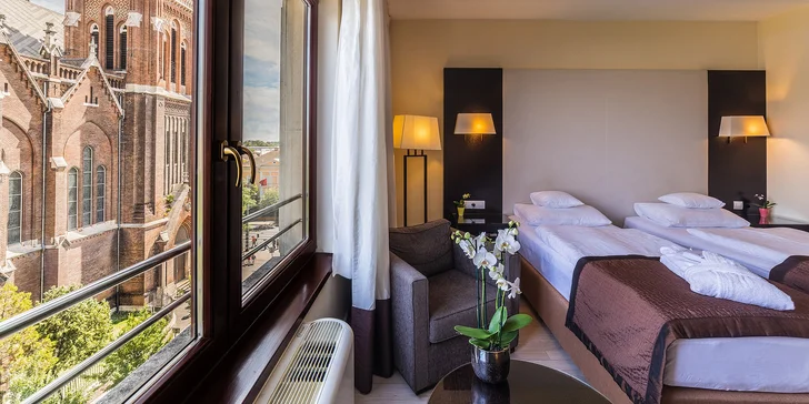 4* pobyt v Budapešti: hotel pri parku Városliget, s raňajkami a neobmedzeným wellness