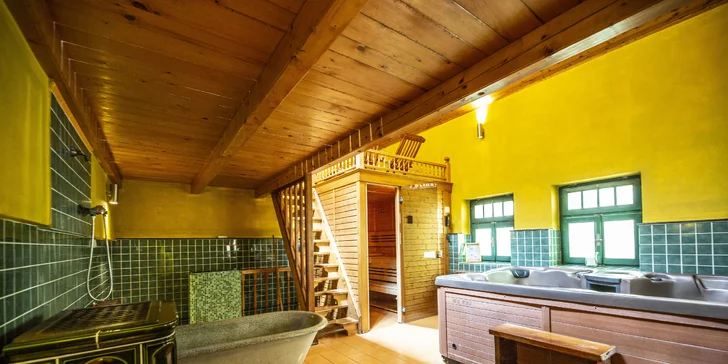 Prvorepublikový 4* hotel v Jičíne: raňajky alebo polpenzia, wellness aj masáž