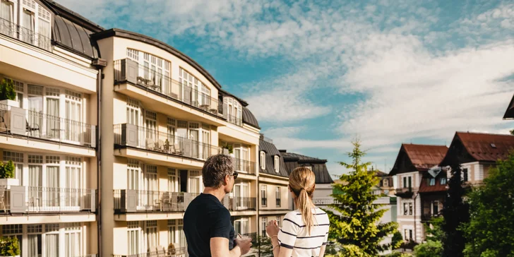 Mariánske Lázně: luxusný 5* hotel, raňajky alebo polpenzia, neobmedzene sauny, bazény aj kúpeľ