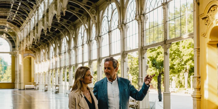 Mariánske Lázně: luxusný 5* hotel, raňajky alebo polpenzia, neobmedzene sauny, bazény aj kúpeľ