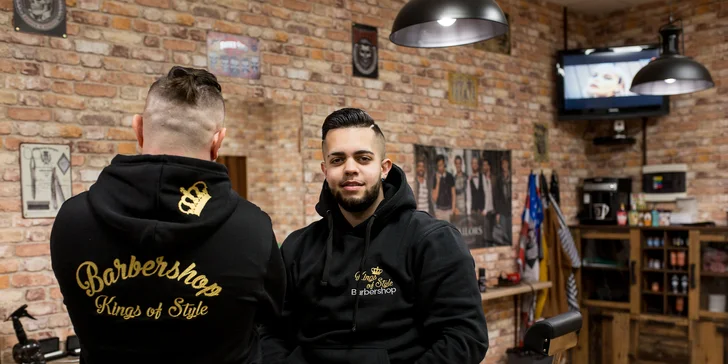 Pánsky strih alebo aj úprava brady v novom barbershope Kings of Style
