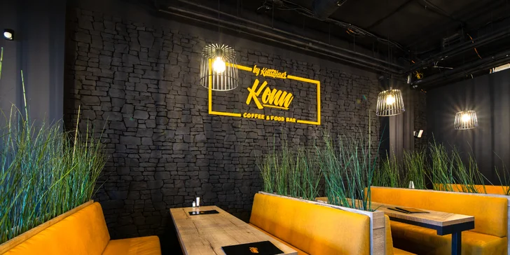 Poctivý slovenský burger s prílohou a limonádou v Konn Foodbar