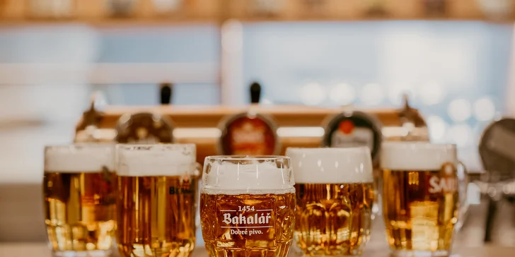 Päť veľkých čapovaných pív podľa vlastného výberu v DUBNÍK pizza/pub/restaurant