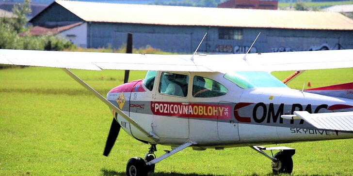 Let lietadlom CESSNA 182 ponad Tatry pre 1 až 3 osoby s možnosťou pilotovania