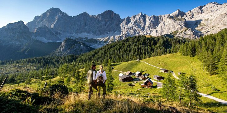 Pobyt v rakúskych Alpách: raňajky alebo polpenzia, sauny a turistická karta