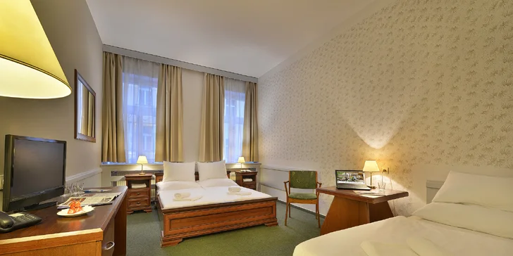 Elegantný hotel na Žižkově, bohaté raňajky a TOP miesta Prahy na dosah