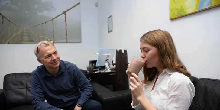 Prístrojové vyšetrenie zloženia tela a možnosť ochutnávky alebo zostavenia nutričného plánu