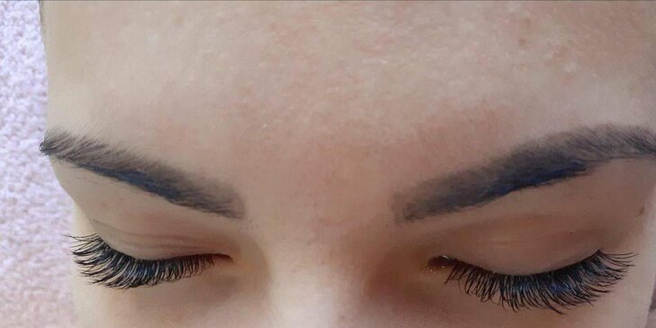 Laminácia obočia či henna brows, 1-2D mihalnice alebo lash lifting