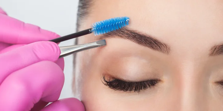 Laminácia obočia, henna brows, 1-2D mihalnice a lash lifting