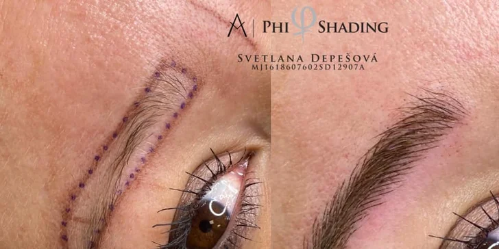 Dokonalé obočie bez námahy: Phibrows microblading a shading obočia