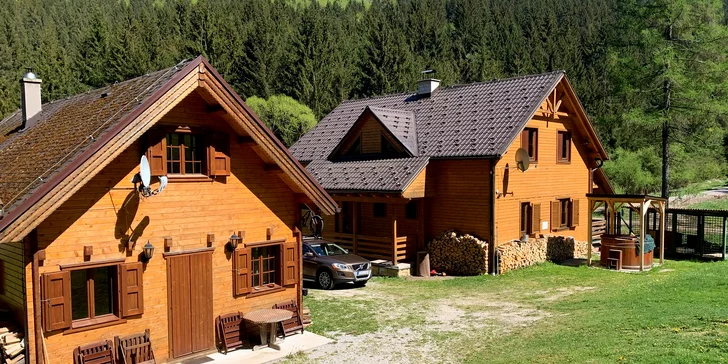 Zážitkové ubytovanie na Liptove - chaty WILI HUNTER v tichej prírode