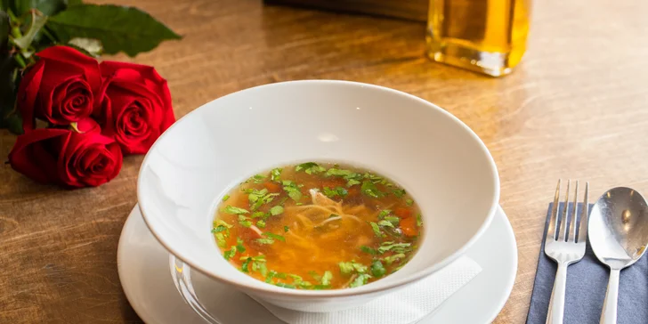 Exkluzívne päťchodové menu pre dvoch a k tomu fľaša Prosecca