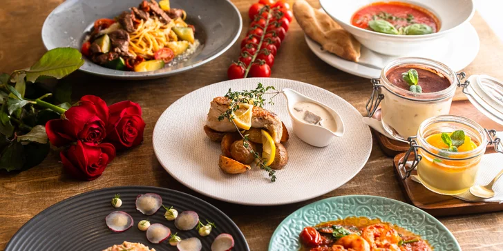 Exkluzívne päťchodové menu pre dvoch a k tomu fľaša Prosecca
