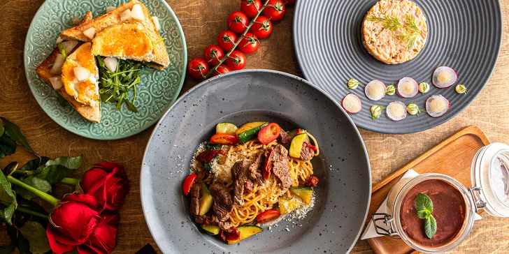 Exkluzívne päťchodové menu pre dvoch a k tomu fľaša Prosecca