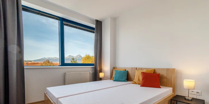 Jedinečná dovolenka v nových moderne zariadených apartmánoch len pár minút od centra Popradu a na skok do Vysokých Tatier