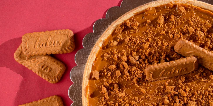 Poctivý karamelový cheesecake s Lotus posýpkou pre vaše potešenie - osobný odber alebo rozvoz