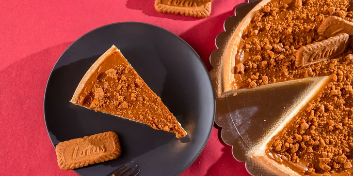Poctivý karamelový cheesecake s Lotus posýpkou pre vaše potešenie - osobný odber alebo rozvoz