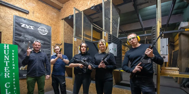 Strelecké balíčky pre milovníkov adrenalínu: Vyskúšaj si až 14 zbraní
