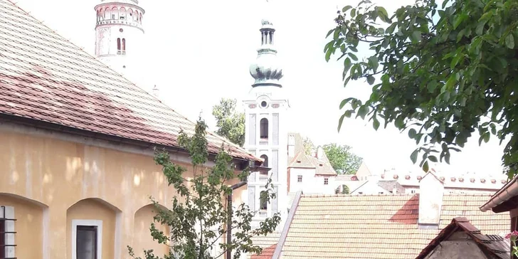 Romantický pobyt v centre Českého Krumlova s ​​raňajkami a proseccom