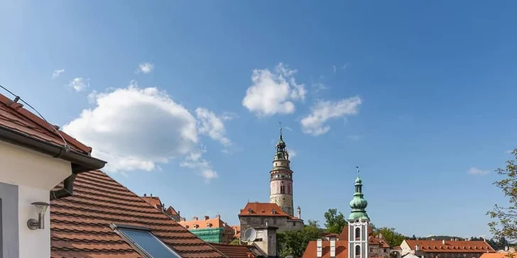 Romantický pobyt v centre Českého Krumlova s ​​raňajkami a proseccom