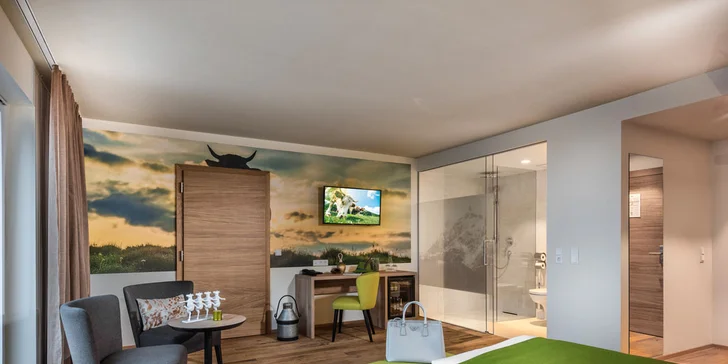 Nádherný a moderne vybavený hotel pri Innsbrucku: luxusná polpenzia, neobmedzený wellness aj možnosť procedúr