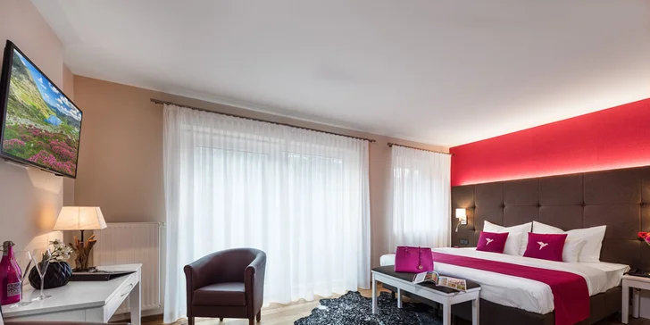 Nádherný a moderne vybavený hotel pri Innsbrucku: luxusná polpenzia, neobmedzený wellness aj možnosť procedúr