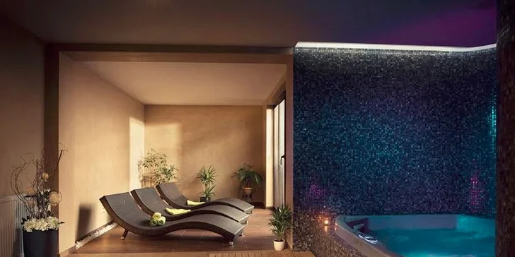 Romantický VIP privátny wellness vstup pre dvoch + masáž lávovými kameňmi a občerstvenie
