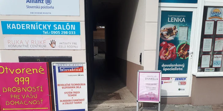 Kompletná starostlivosť o pleť v kozmetickom salóne Daniella