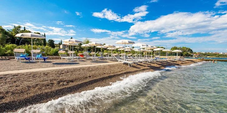 Chorvátsky ostrov Krk: 4* hotel Malin pri pláži, polpenzia a až 2 deti do 12 rokov zdarma