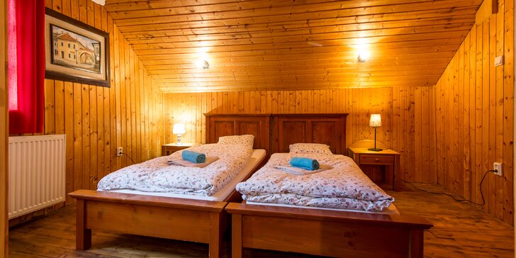 Výlety aj relax v Tatrách s ubytovaním v izbách alebo v zruboch až pre 5 osôb