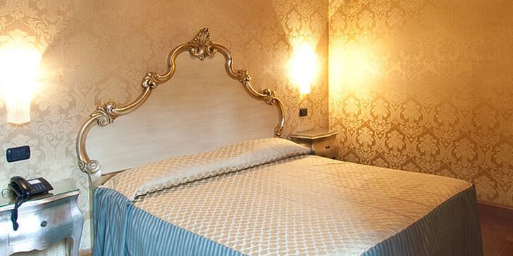 Pobyt v Taliansku: 3* hotel s raňajkami pri centre Benátok, krásne izby v benátskom štýle, dieťa zadarmo alebo s 50% zľavou